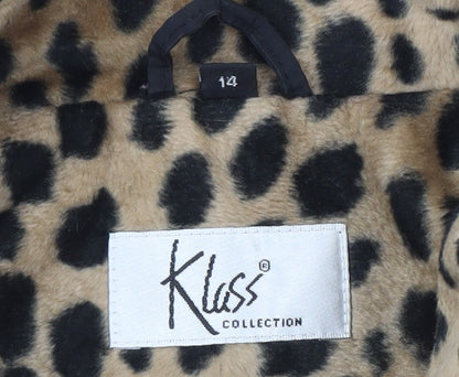 Klass Collection Women's Black Puffer Coat Size 12