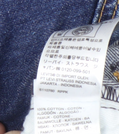 Levi's Men's Blue Straight 501 Jeans, Size 32