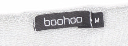 Boohoo Women's Grey Shrug, M, Open-Knit Jumper