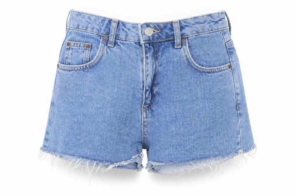 Womens UK Size 8 Topshop Regular Fit Mom Shorts