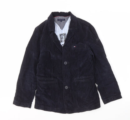 Womens UK Size 10 Tommy Hilfiger Blue Basic Jacket Blazer
