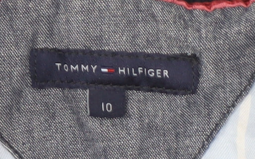 Womens UK Size 10 Tommy Hilfiger Blue Basic Jacket Blazer