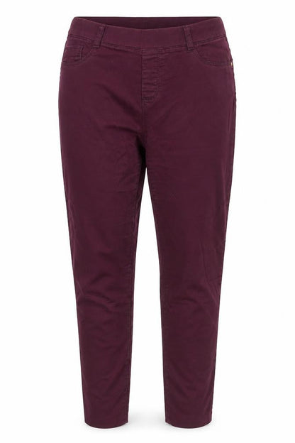 Front view of Dorothy Perkins Women’s Purple Skinny Jeans, UK 16