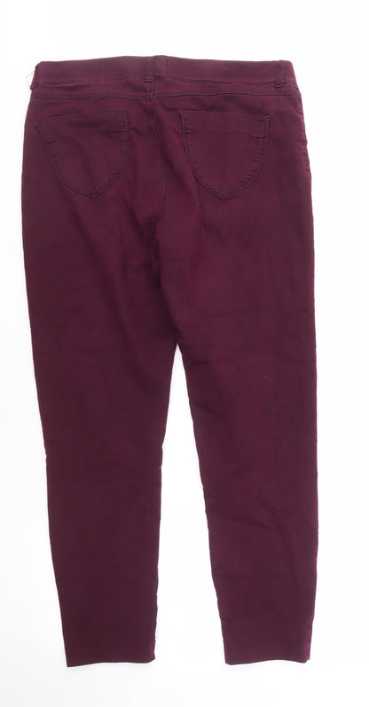 Dorothy Perkins Women’s Purple Skinny Jeans, UK 16