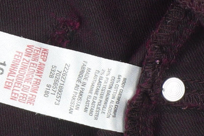 Dorothy Perkins Women’s Purple Skinny Jeans, UK 16