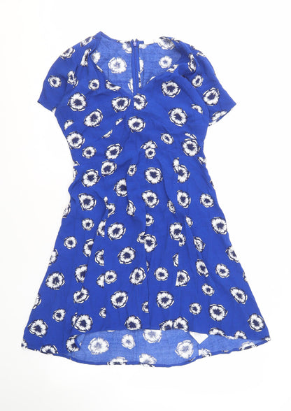 Gap Women's Blue Floral Dress Size 6