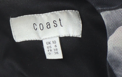 Coast Women's Black Floral Midi Bodycon Dress