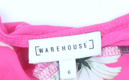 Womens UK Size 6 Warehouse Pink Camisole Tank