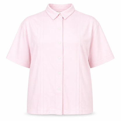 Womens UK Size 18 Damart Pink Basic Button-Up