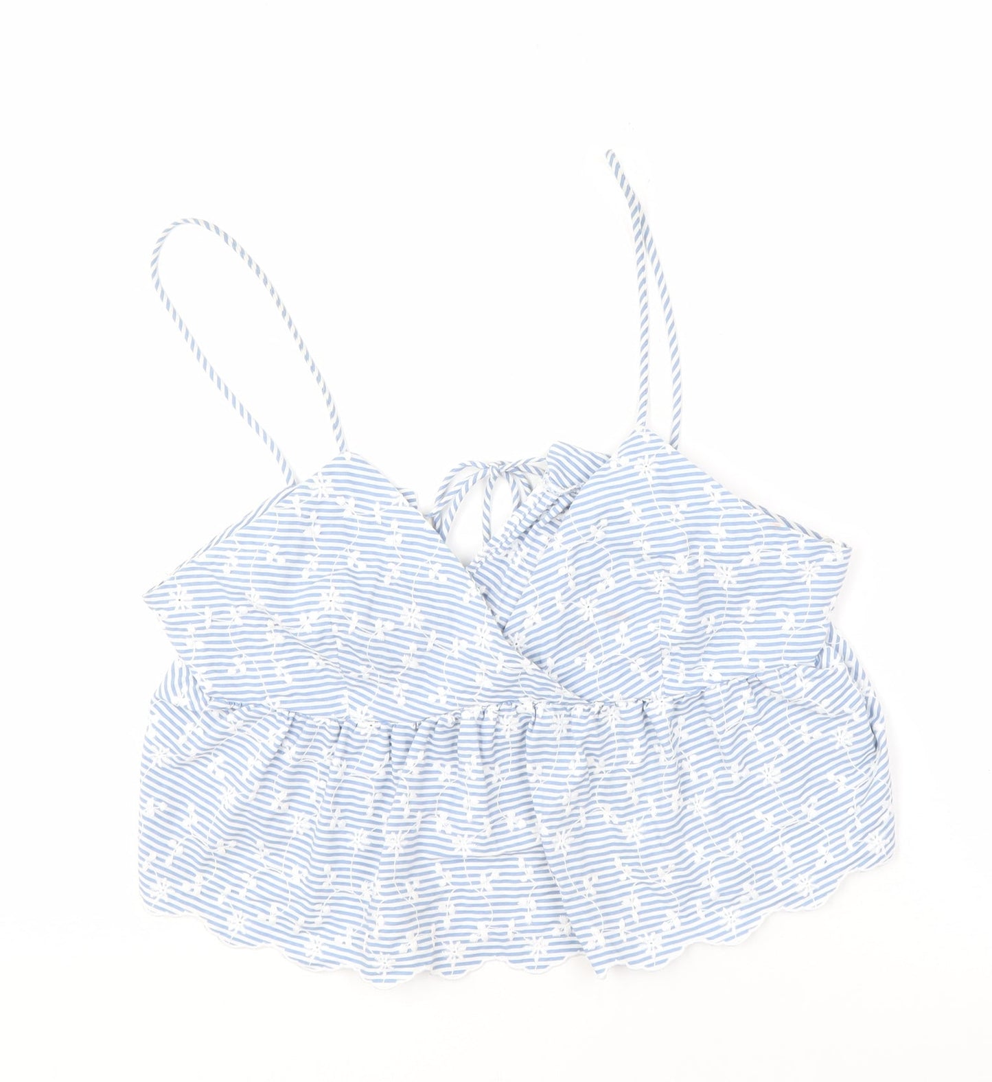 Womens UK Size 12 Zara Blue Camisole Tank