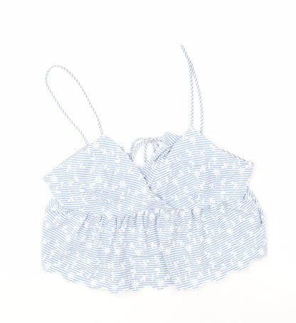 Womens UK Size 12 Zara Blue Camisole Tank