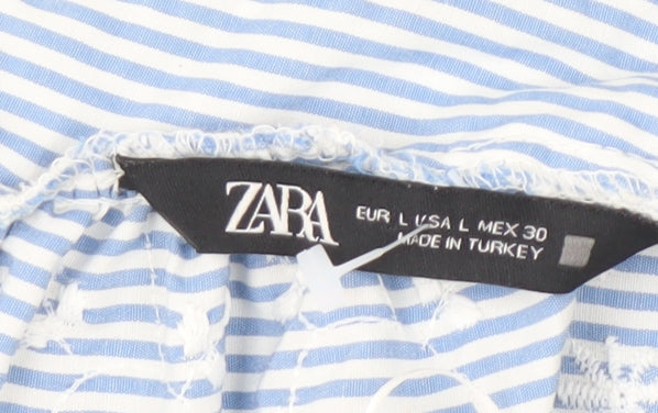 Womens UK Size 12 Zara Blue Camisole Tank