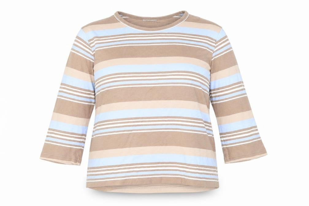 Womens UK Size M Damart Multicoloured Basic T-Shirt