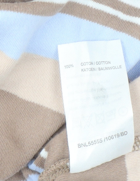 Damart Women's Multicoloured Striped Top Size M