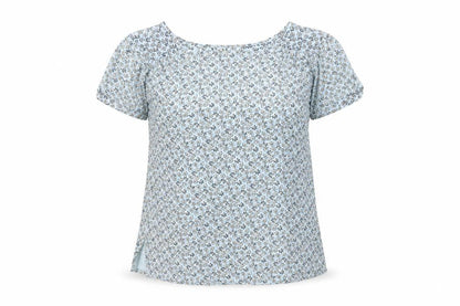 Womens UK Size 12 NEXT Multicoloured Basic Blouse