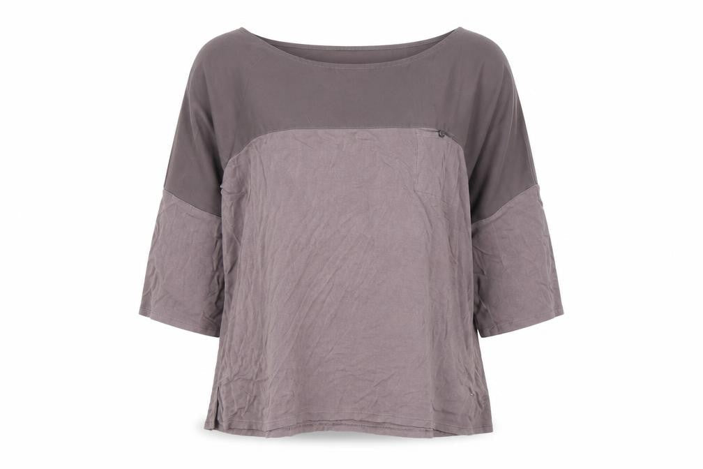 Womens UK Size 14 Marks and Spencer Grey Basic Blouse