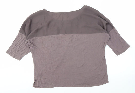 Autograph Women's Grey Blouse, Size 14, Viscose Blend