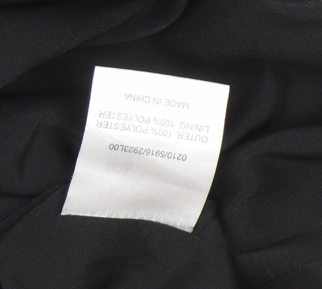 Hobbs Women’s Black Sheath Dress, Size 8 Short Sleeve