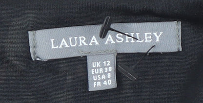 Womens UK Size 12 Laura Ashley Multicoloured Basic Blouse