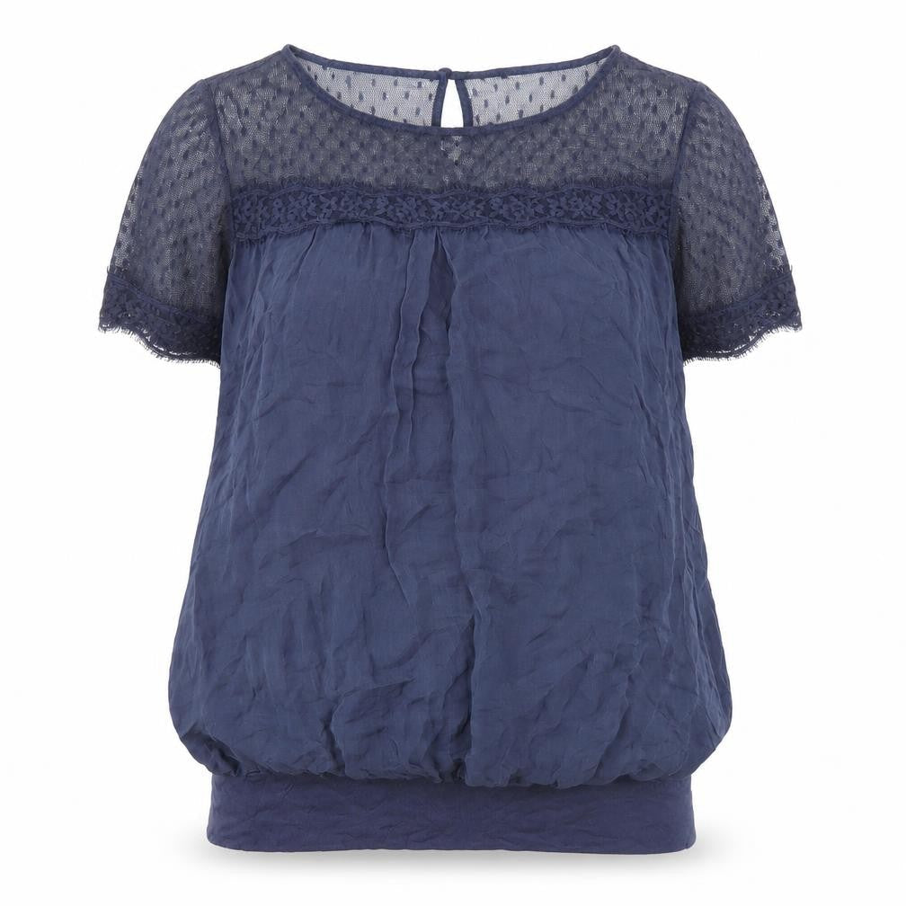Womens UK Size L Phase Eight Blue Basic Blouse