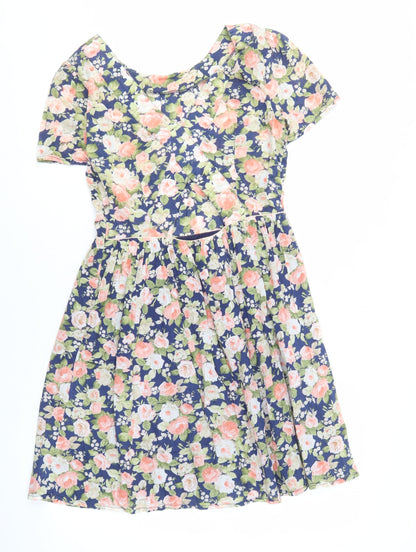 Oasis Women's Floral Fit & Flare Dress, Size 8