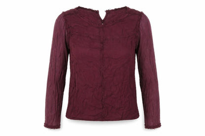 Womens UK Size M Zara Purple Basic Blouse