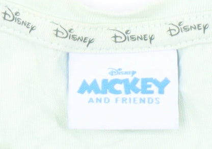 TU Mickey & Friends Women's Green Pyjama Top S