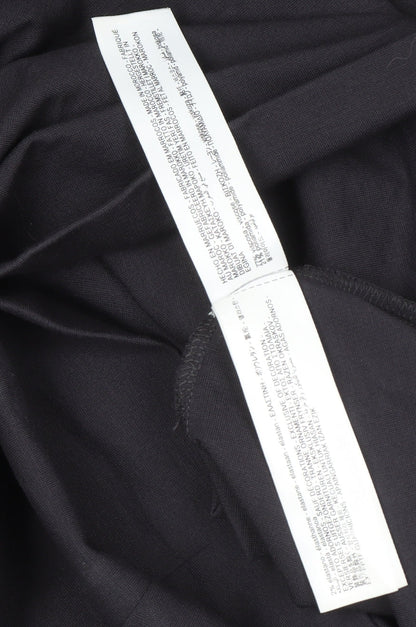 Massimo Dutti Women's Black Shift Dress, Size 8, Long Sleeve