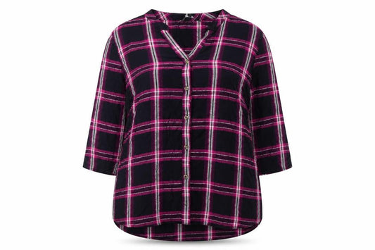 Bonmarché Women's Multicoloured Button-Up Shirt