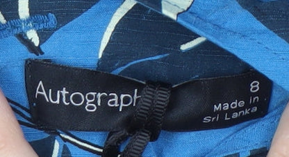 Autograph Women's Blue Floral Maxi Dress Size 8