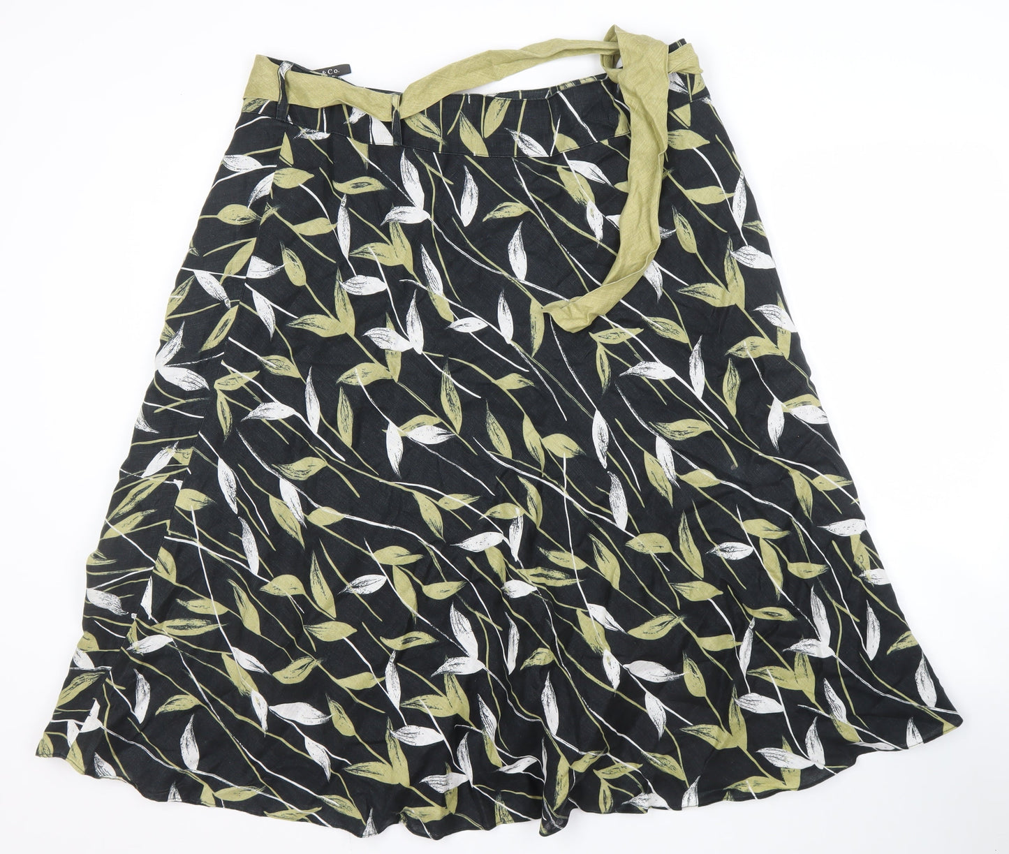 Alex & Co. Women's Multicoloured Floral Skirt Size 20