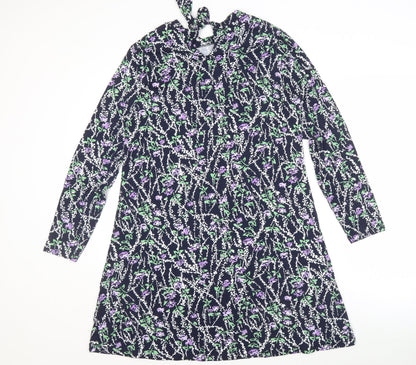 Marks and Spencer Women's Multicoloured Floral Dress Size 14