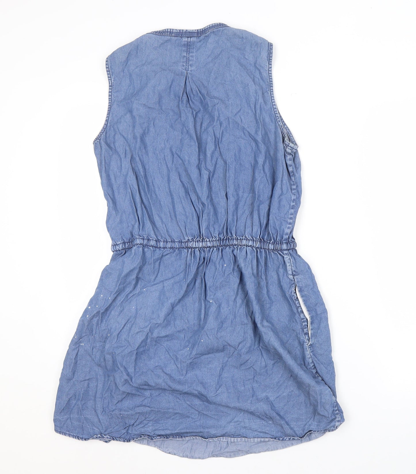 Gap Women's Blue Chambray Shirt Dress M