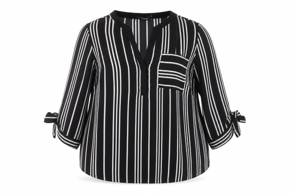 Womens UK Size 20 Debenhams Black Basic Blouse