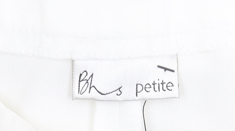 Womens UK Size 18 BHS  Cropped Ivory Trousers