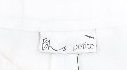 Womens UK Size 18 BHS  Cropped Ivory Trousers