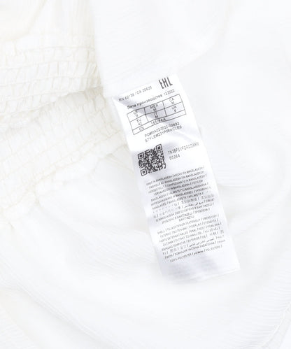 Womens UK Size 12 GUESS White Basic Blouse