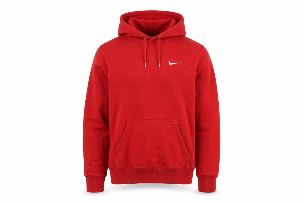 Mens UK Size S Nike Red Pullover Hoodie