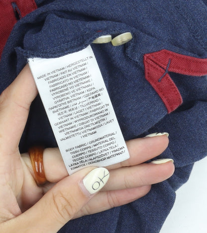 Gant Men's Blue M Polo Shirt - Cotton Blend Casual