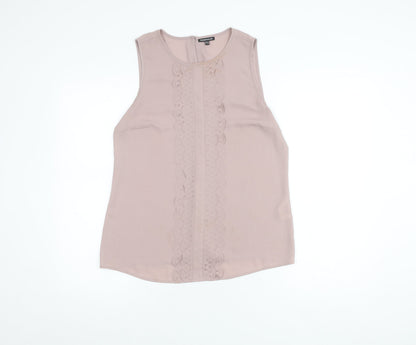 Womens UK Size 12 Warehouse Purple Basic Tank