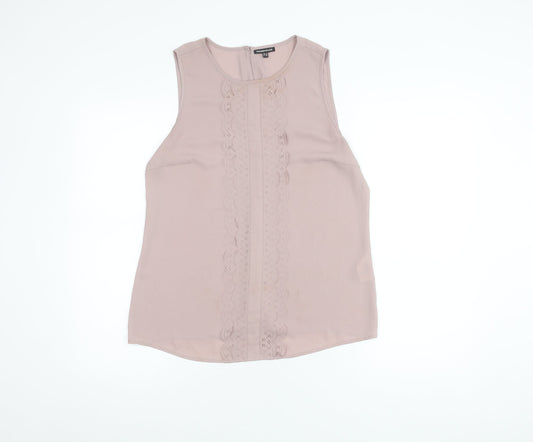 Womens UK Size 12 Warehouse Purple Basic Tank