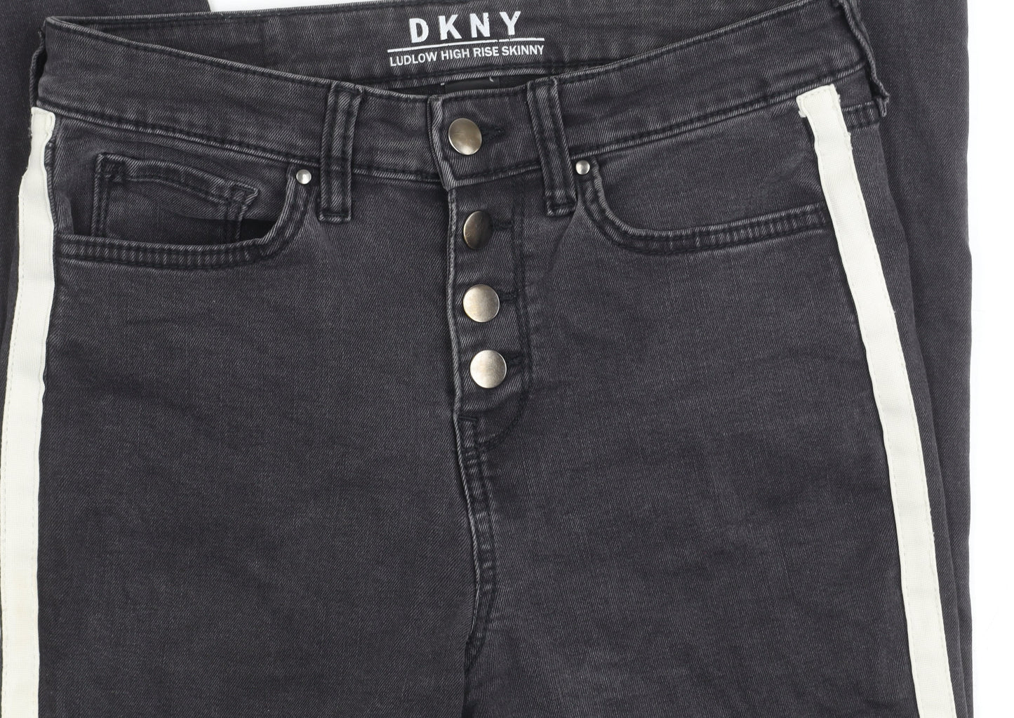 DKNY Women's Black High Rise Skinny Jeans Size 6