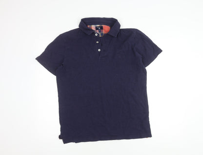 GANT Men's Blue Polo Shirt, M, Casual Style