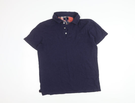 GANT Men's Blue Polo Shirt, M, Casual Style