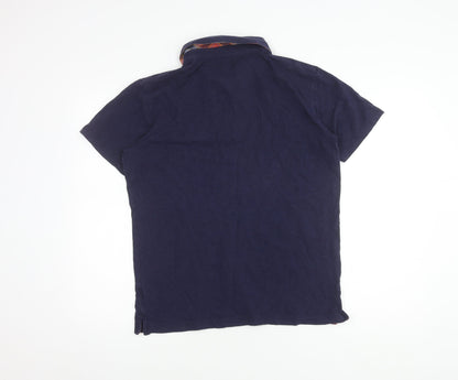 GANT Men's Blue Polo Shirt, M, Casual Style