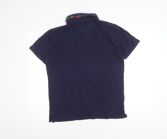 GANT Men's Blue Polo Shirt, M, Casual Style
