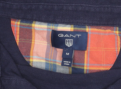GANT Men's Blue Polo Shirt, M, Casual Style