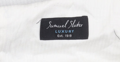 Samuel Slater Men's Black Wool Mohair Dress Pants