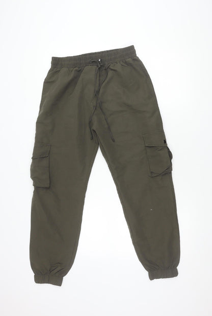 Rising Women's Green Cargo Trousers M