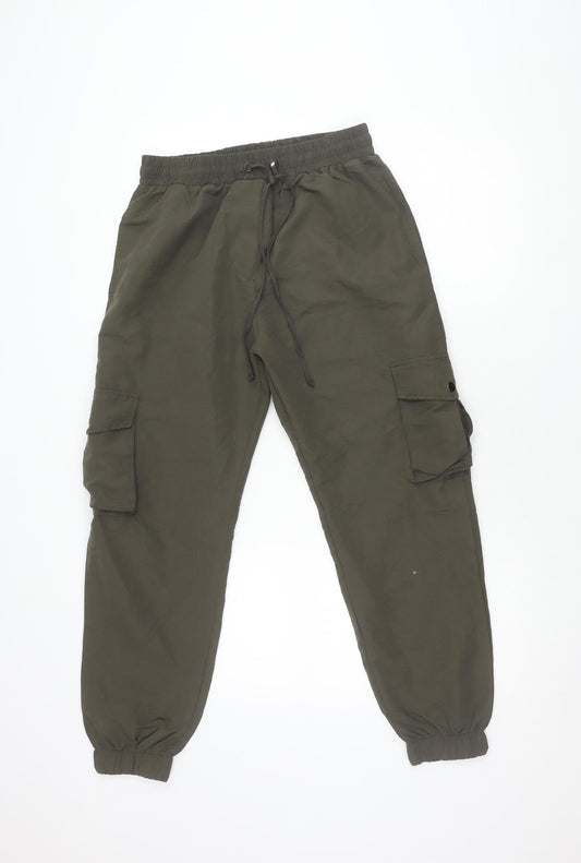 Rising Women's Green Cargo Trousers M